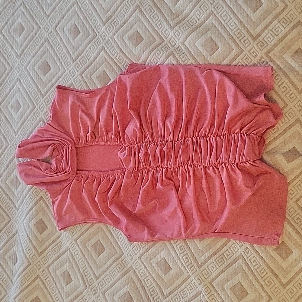 Frederick's of Hollywood pink top, Size S.